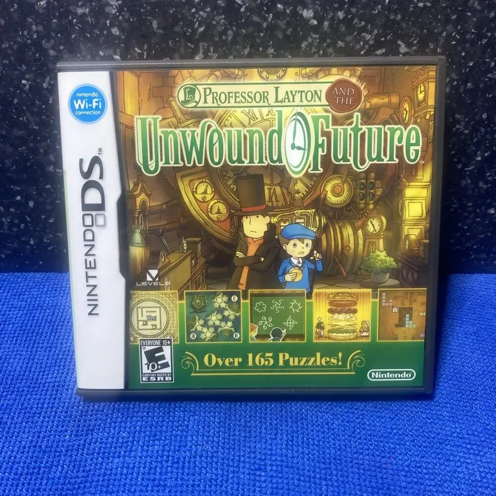 Professor Layton Unwound Future Empty Case With Manuel Only